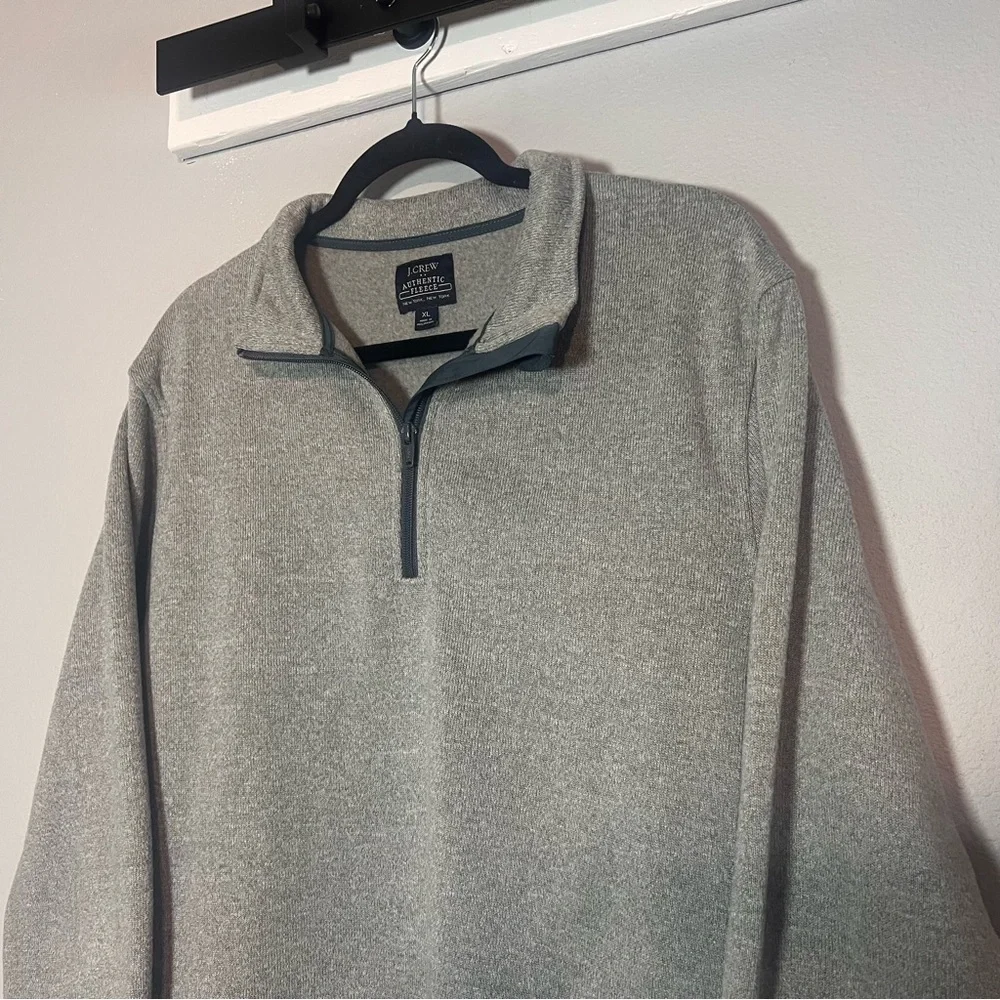 J. Crew fleece zip